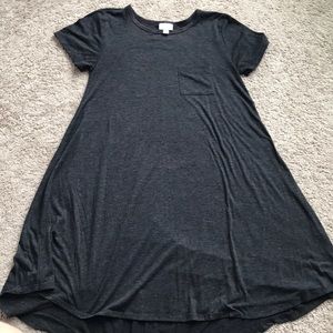 Lularoe tunic dress. Pretty charcoal color.